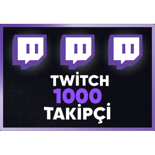  ⚡  GARANTİLİ  TWİTCH 1000 TAKİPÇİ ⚡